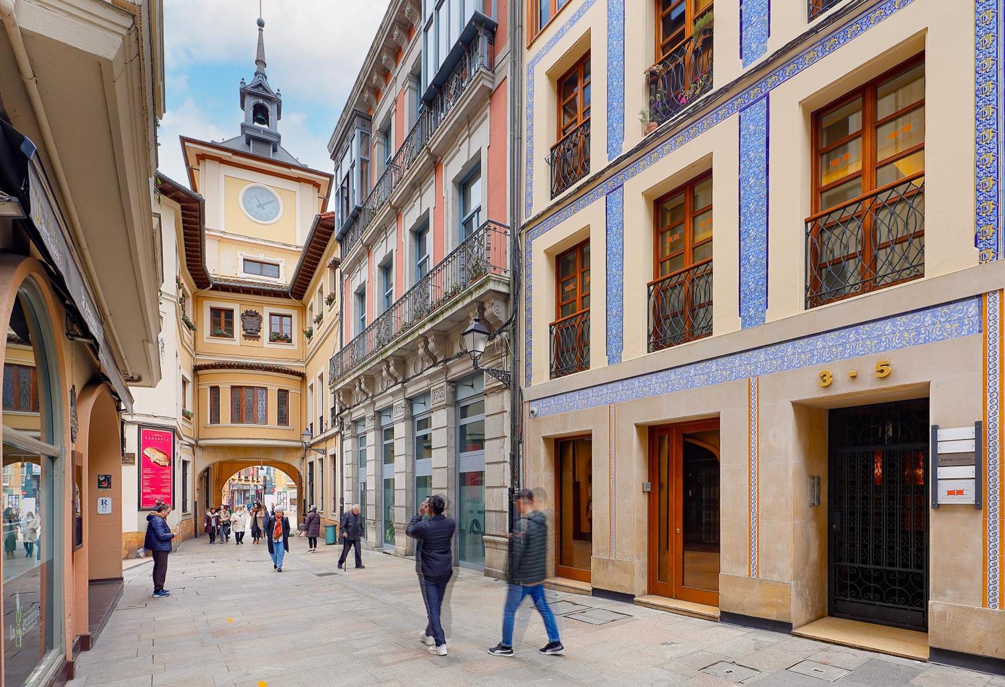 Ferienwohnung Casco Historico-Catedral Parking Incluido Oviédo Exterior foto